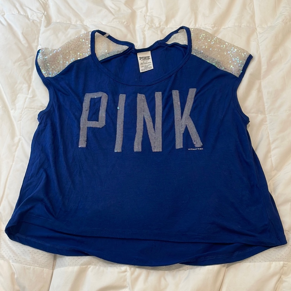 VS PINK sequin top size small